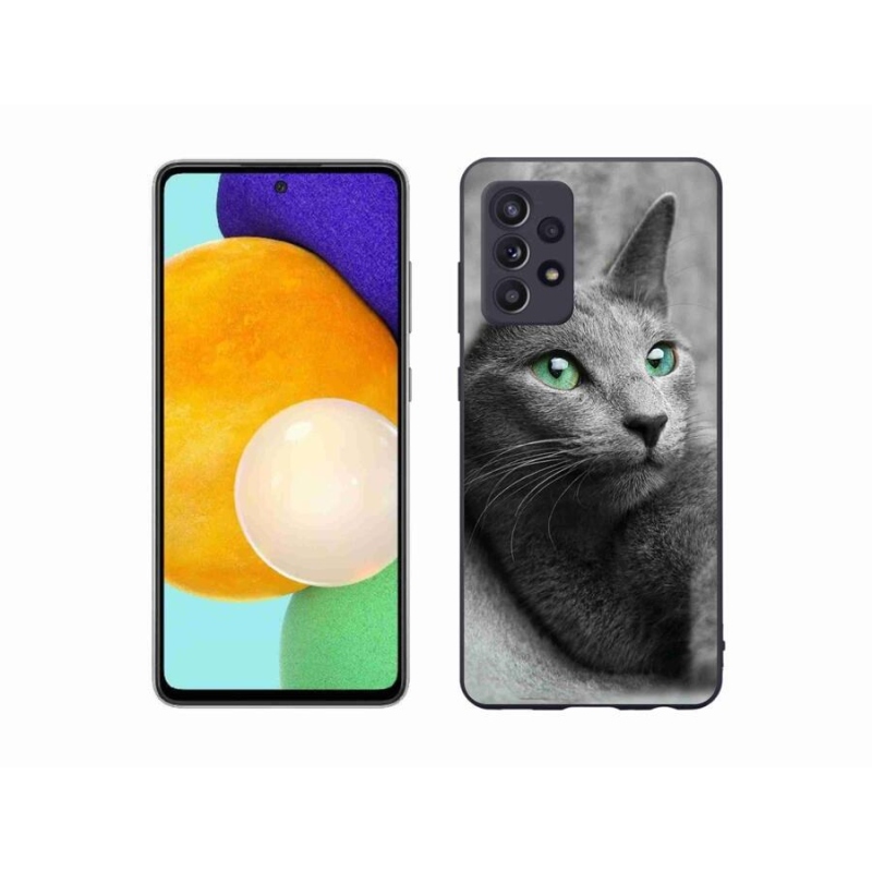 Gelový kryt mmCase na mobil Samsung Galaxy A52/A52 5G - kočka 2