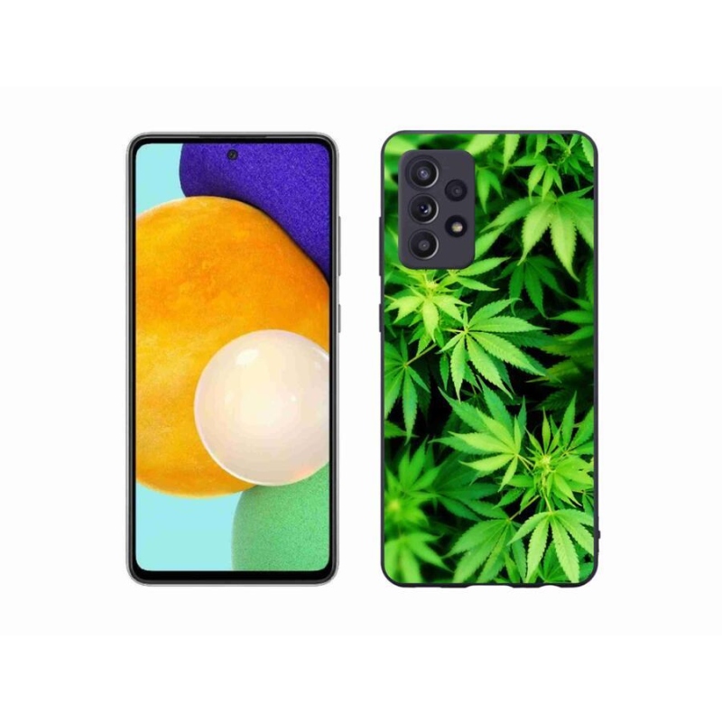 Gelový kryt mmCase na mobil Samsung Galaxy A52/A52 5G - konopí 3