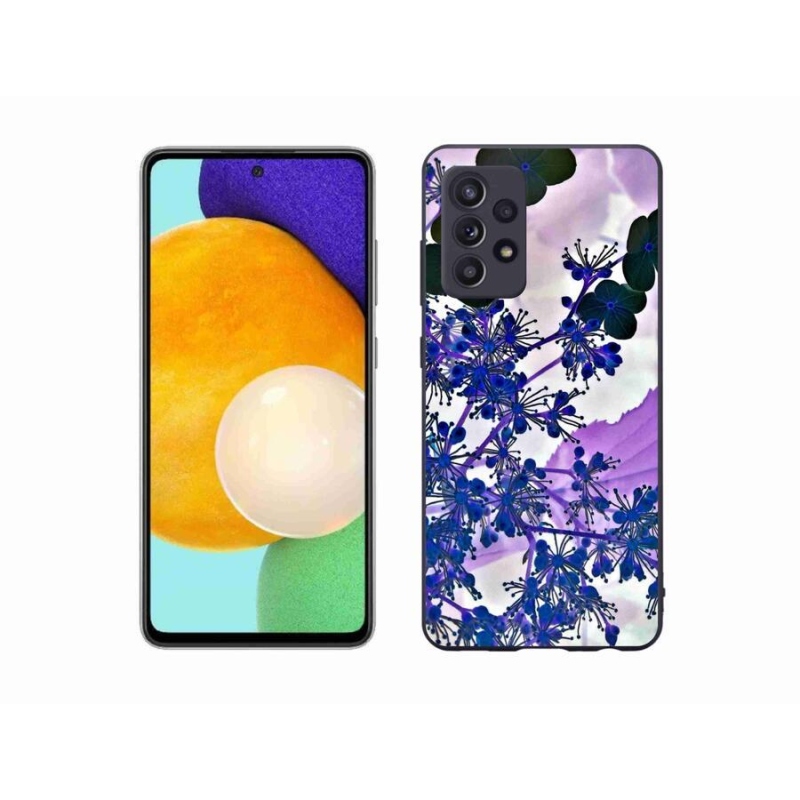 Gelový kryt mmCase na mobil Samsung Galaxy A52/A52 5G - květ hortenzie