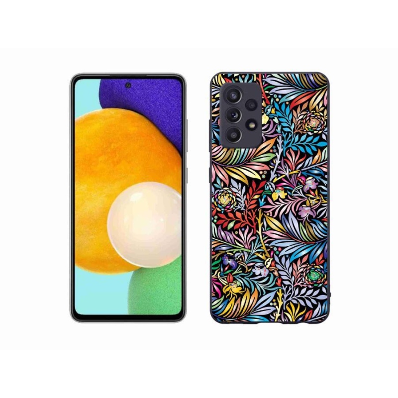 Gelový kryt mmCase na mobil Samsung Galaxy A52/A52 5G - květiny 5
