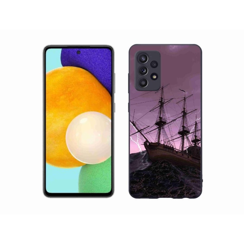 Gelový kryt mmCase na mobil Samsung Galaxy A52/A52 5G - loď v bouři