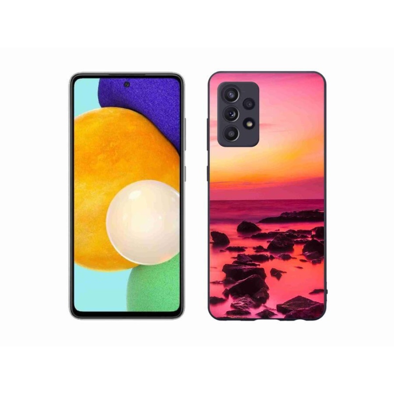 Gelový kryt mmCase na mobil Samsung Galaxy A52/A52 5G - moře a záře