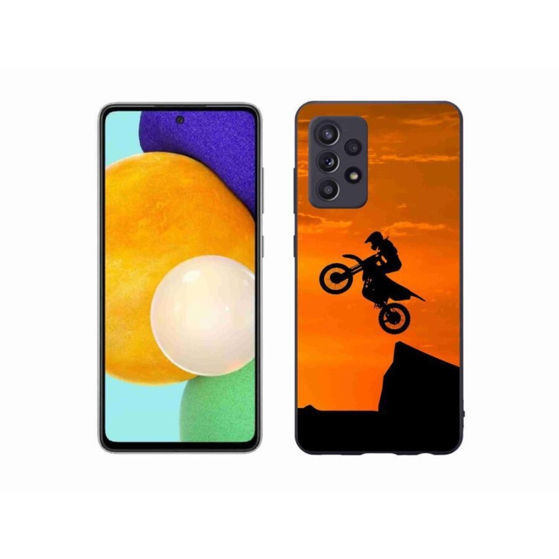 Gelový kryt mmCase na mobil Samsung Galaxy A52/A52 5G - motocross