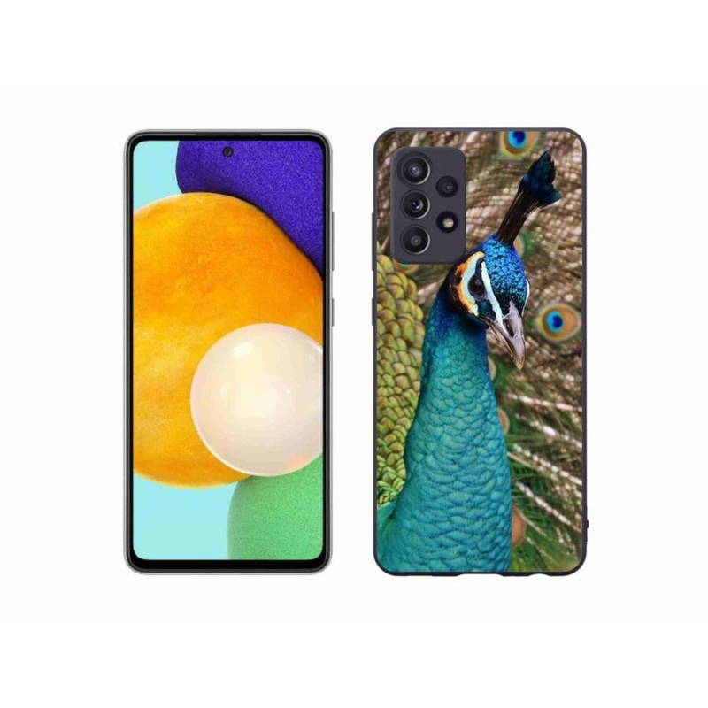 Gelový kryt mmCase na mobil Samsung Galaxy A52/A52 5G - páv