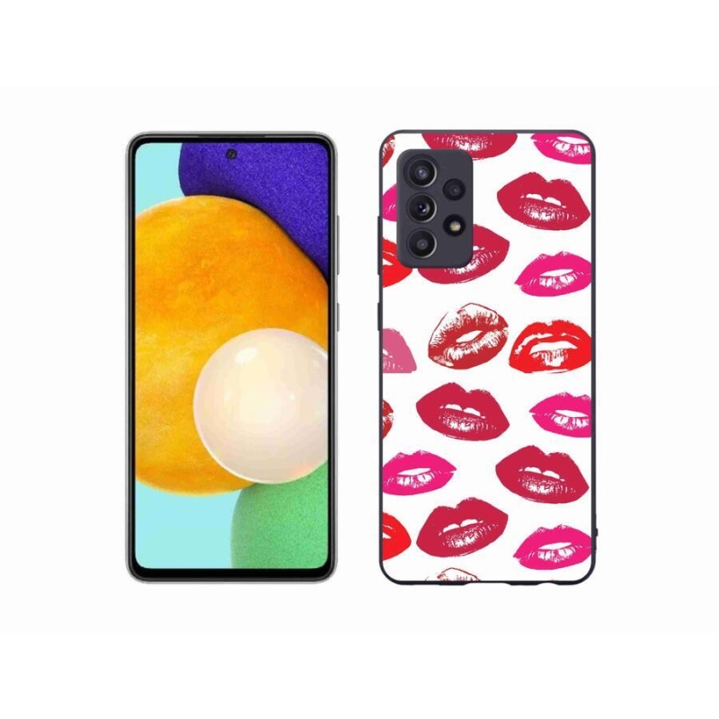 Gelový kryt mmCase na mobil Samsung Galaxy A52/A52 5G - rty