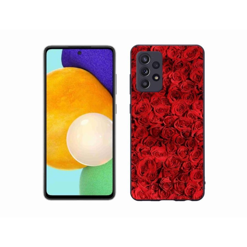 Gelový kryt mmCase na mobil Samsung Galaxy A52/A52 5G - růže