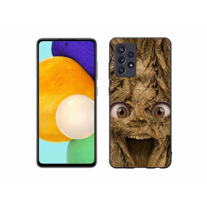 Gelový kryt mmCase na mobil Samsung Galaxy A52/A52 5G - veselý strom s očima