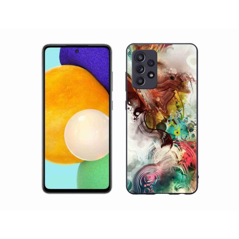 Gelový kryt mmCase na mobil Samsung Galaxy A52s 5G - abstrakt 1