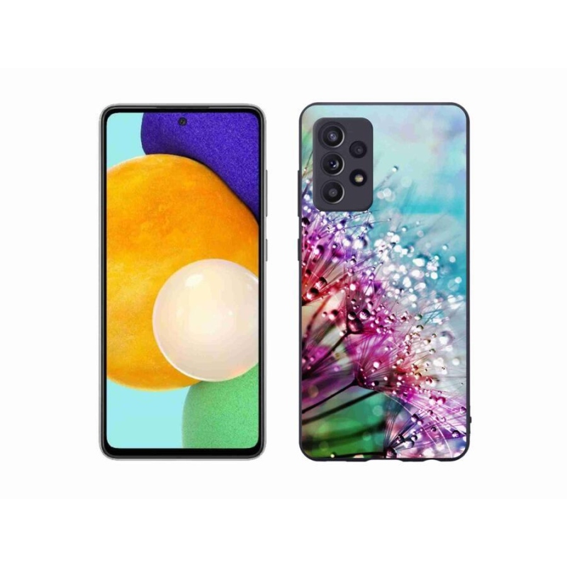 Gelový kryt mmCase na mobil Samsung Galaxy A52s 5G - barevné květy
