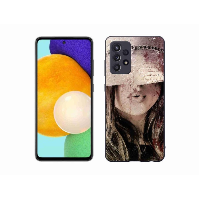 Gelový kryt mmCase na mobil Samsung Galaxy A52s 5G - dívka