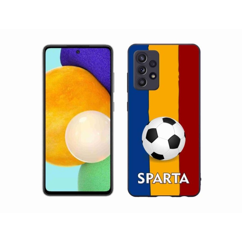 Gelový kryt mmCase na mobil Samsung Galaxy A52s 5G - fotbal 1