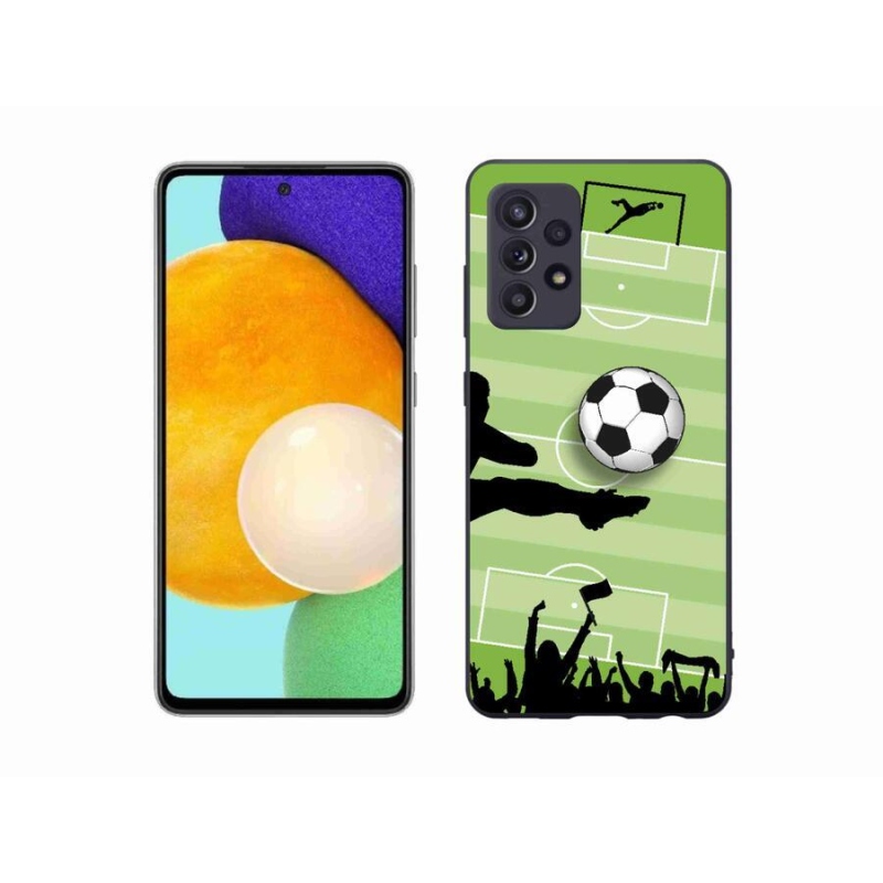 Gelový kryt mmCase na mobil Samsung Galaxy A52s 5G - fotbal 3