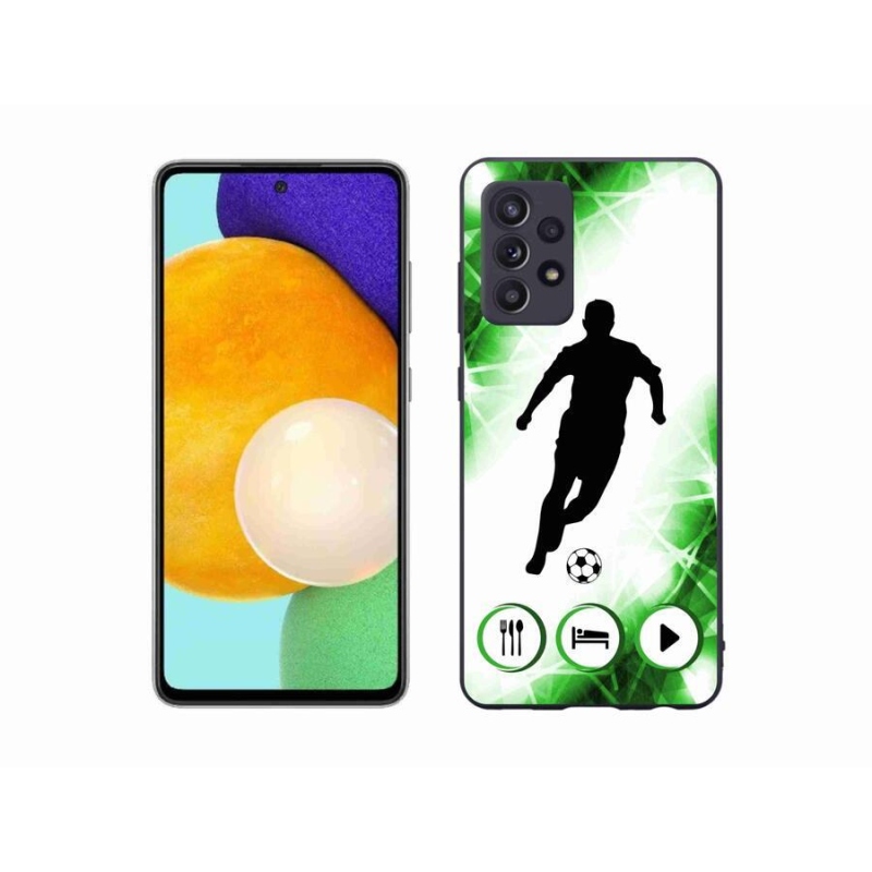 Gelový kryt mmCase na mobil Samsung Galaxy A52s 5G - fotbalista