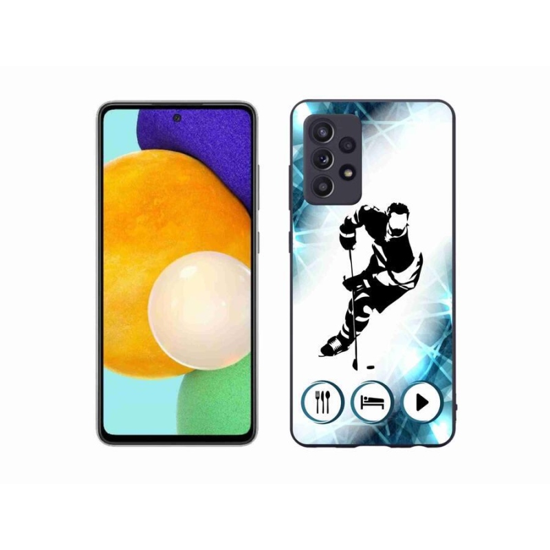 Gelový kryt mmCase na mobil Samsung Galaxy A52s 5G - hokej 1