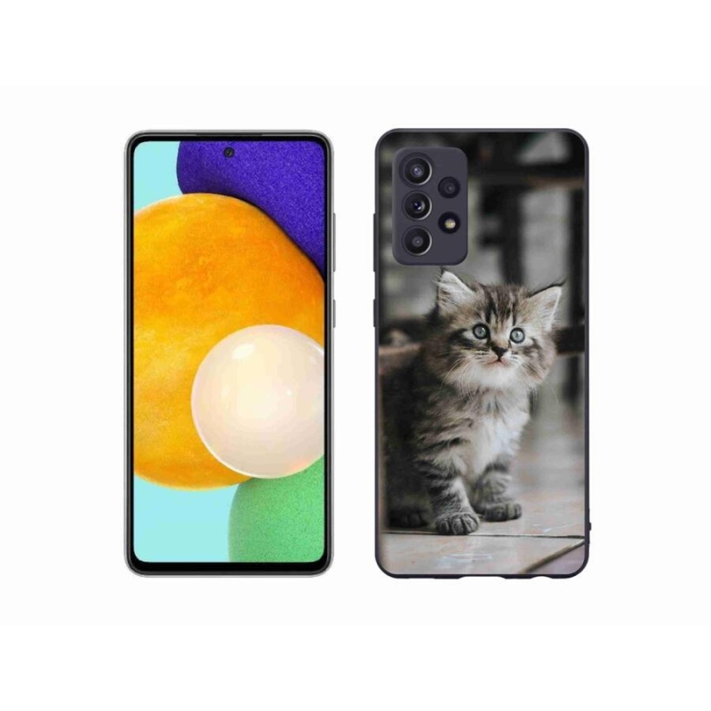 Gelový kryt mmCase na mobil Samsung Galaxy A52s 5G - koťátko