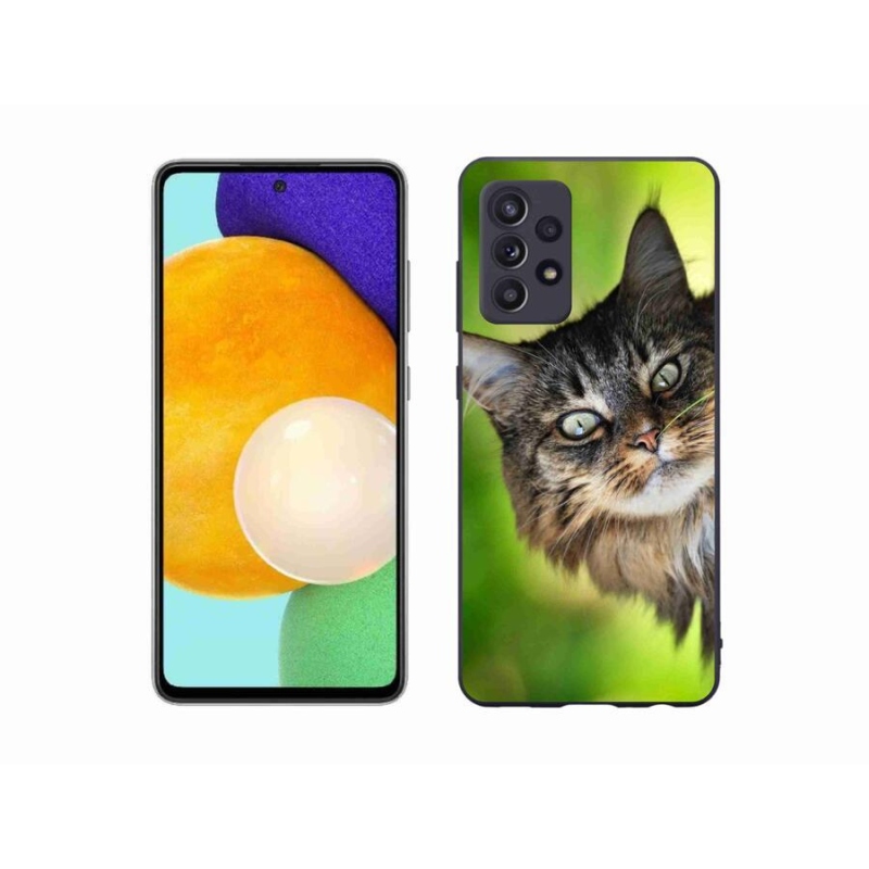 Gelový kryt mmCase na mobil Samsung Galaxy A52s 5G - kočka 3