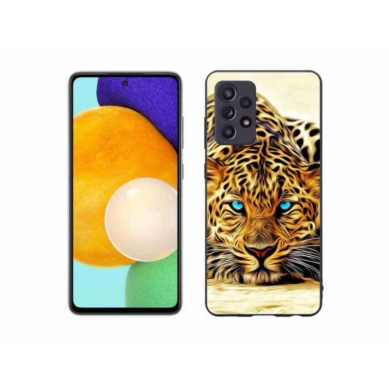 Gelový kryt mmCase na mobil Samsung Galaxy A52s 5G - kreslený tygr