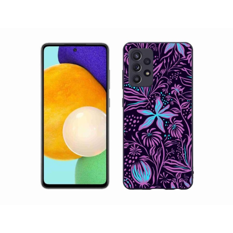Gelový kryt mmCase na mobil Samsung Galaxy A52s 5G - květiny 2