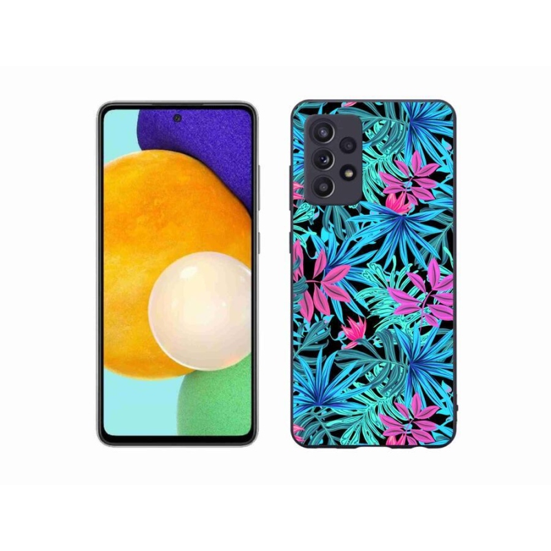 Gelový kryt mmCase na mobil Samsung Galaxy A52s 5G - květiny 3