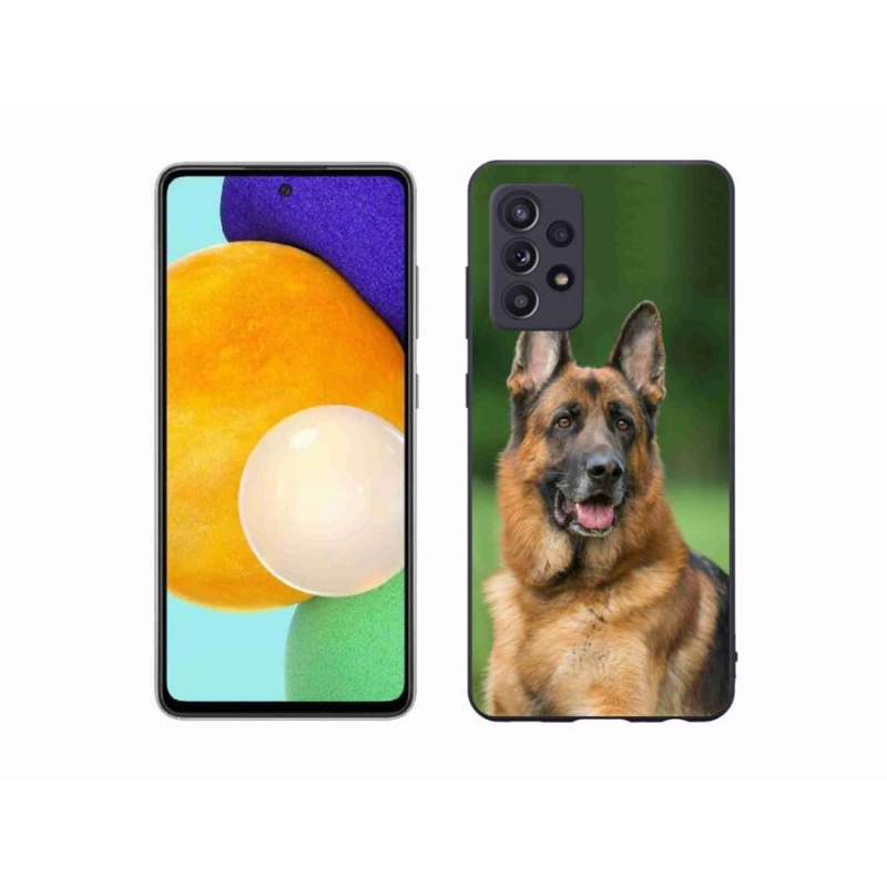 Gelový kryt mmCase na mobil Samsung Galaxy A52s 5G - německý ovčák