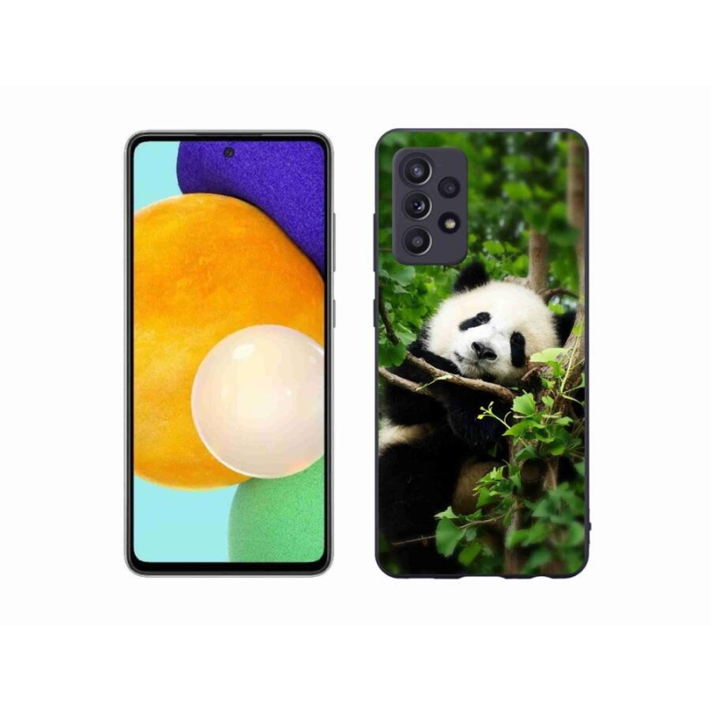 Gelový kryt mmCase na mobil Samsung Galaxy A52s 5G - panda