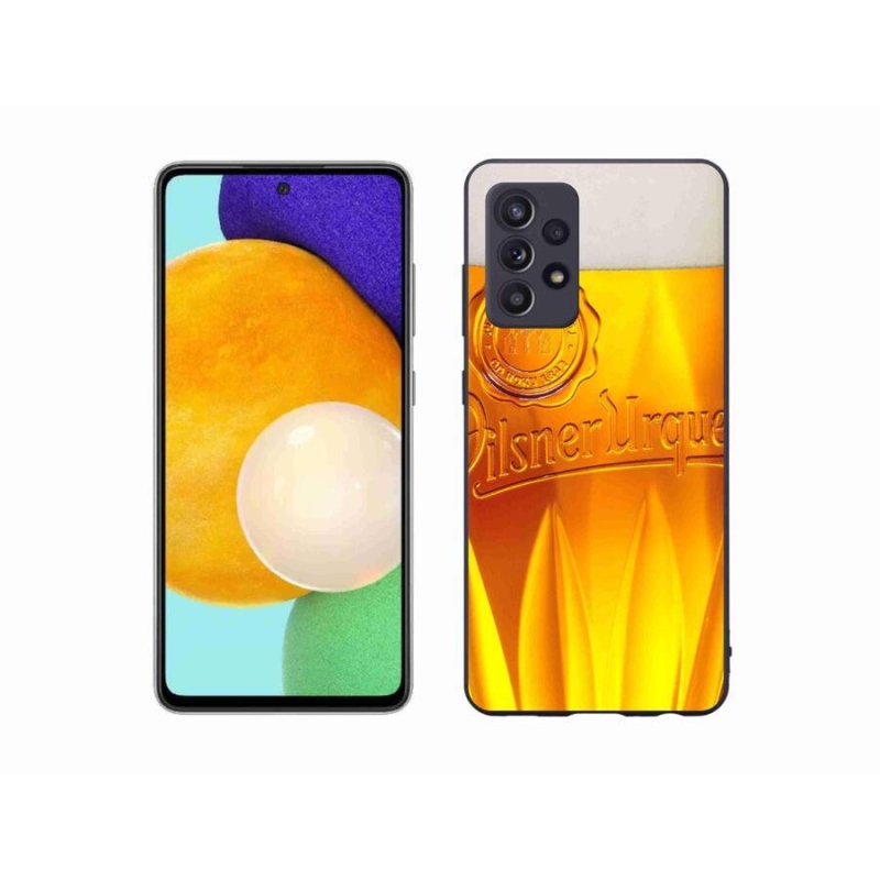 Gelový kryt mmCase na mobil Samsung Galaxy A52s 5G - pivo