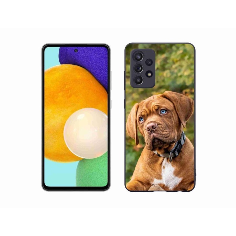 Gelový kryt mmCase na mobil Samsung Galaxy A52s 5G - štěně