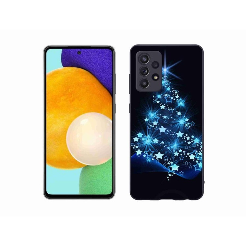 Gelový kryt mmCase na mobil Samsung Galaxy A52s 5G - vánoční stromek
