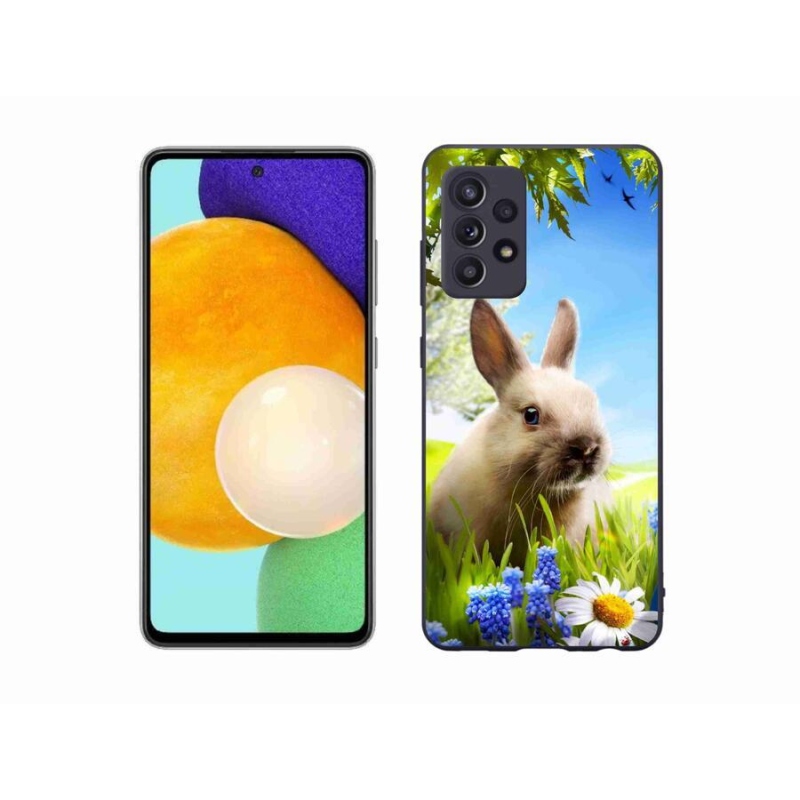 Gelový kryt mmCase na mobil Samsung Galaxy A52s 5G - zajíček