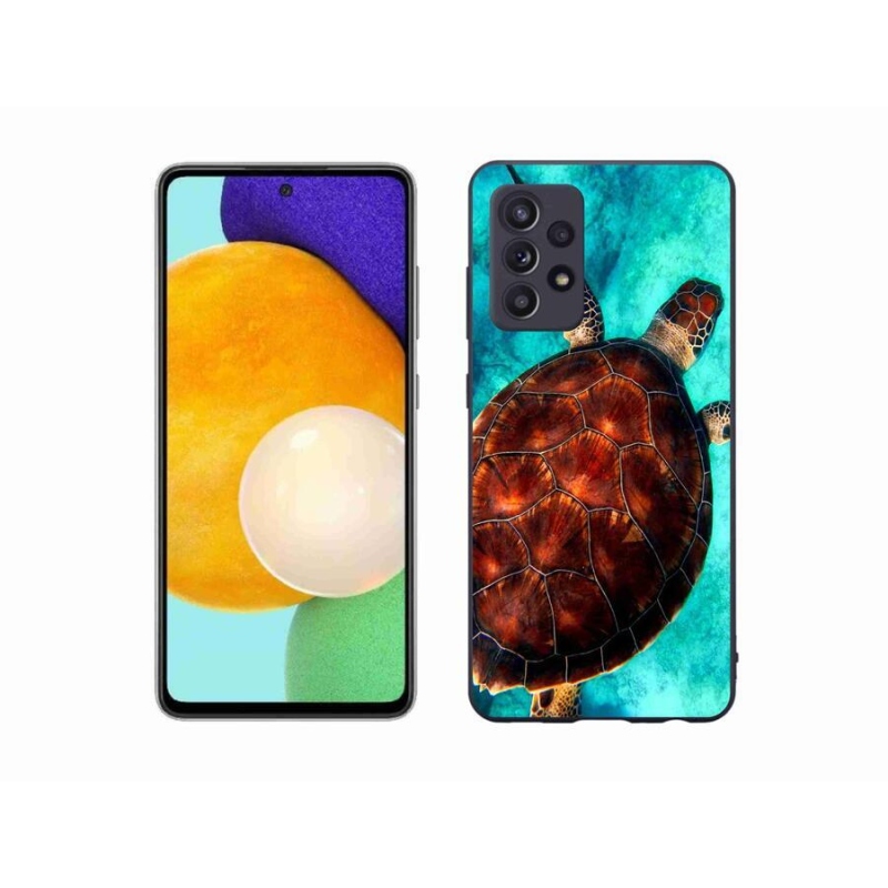 Gelový kryt mmCase na mobil Samsung Galaxy A52s 5G - želva