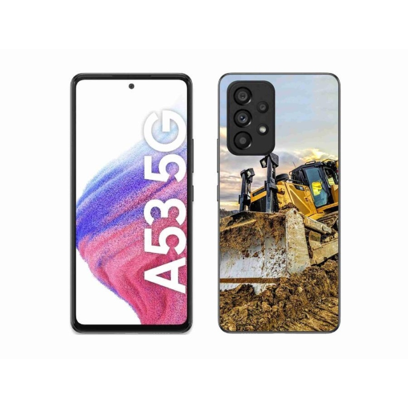 Gelový kryt mmCase na mobil Samsung Galaxy A53 5G - bagr