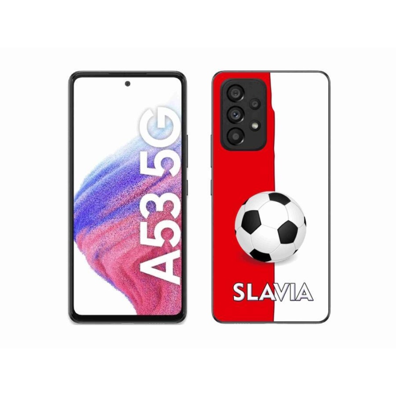 Gelový kryt mmCase na mobil Samsung Galaxy A53 5G - fotbal 2