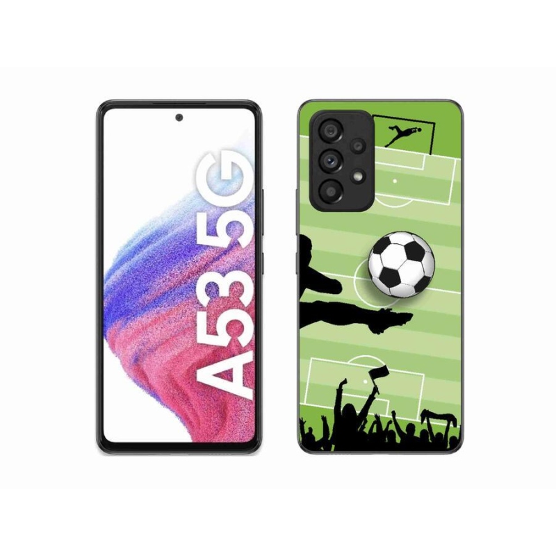 Gelový kryt mmCase na mobil Samsung Galaxy A53 5G - fotbal 3