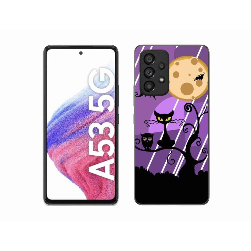 Gelový kryt mmCase na mobil Samsung Galaxy A53 5G - halloween