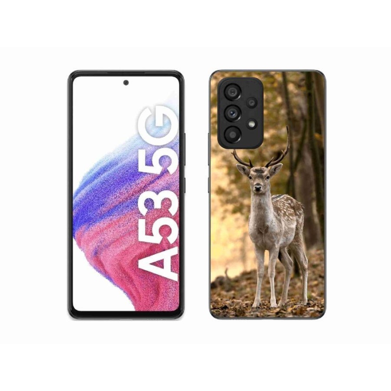 Gelový kryt mmCase na mobil Samsung Galaxy A53 5G - jelen sika