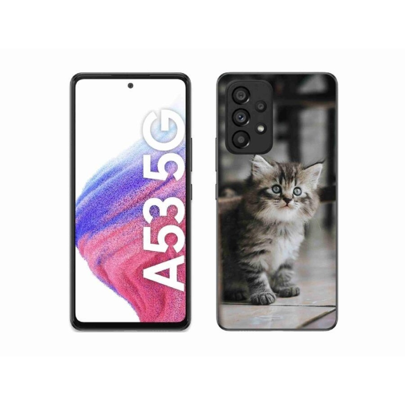 Gelový kryt mmCase na mobil Samsung Galaxy A53 5G - koťátko