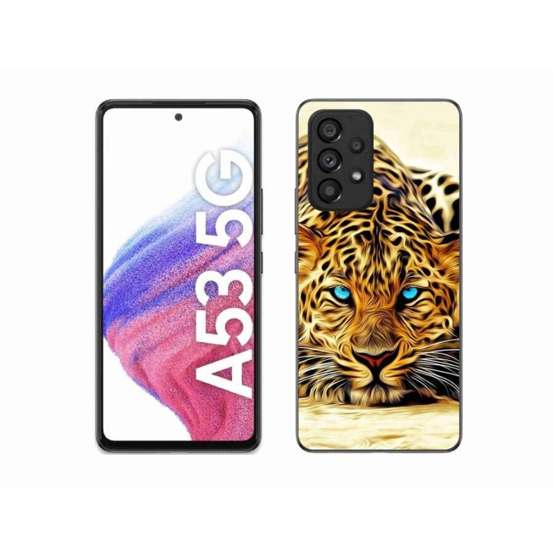 Gelový kryt mmCase na mobil Samsung Galaxy A53 5G - kreslený tygr