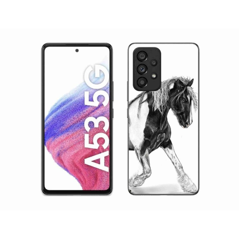 Gelový kryt mmCase na mobil Samsung Galaxy A53 5G - kůň