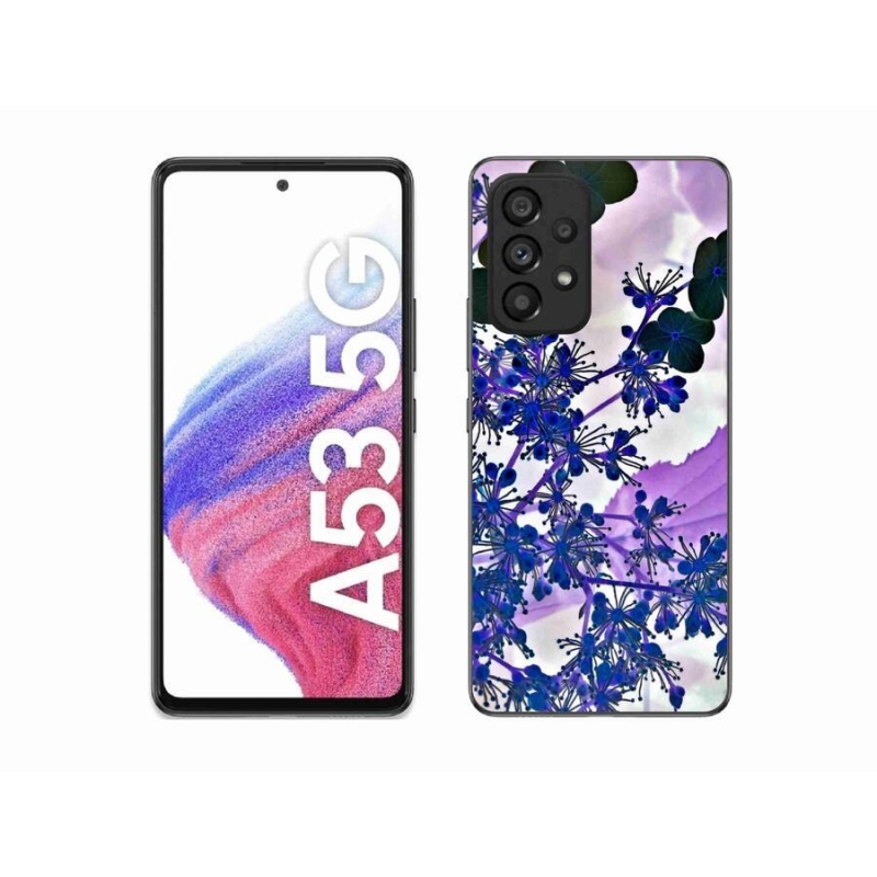 Gelový kryt mmCase na mobil Samsung Galaxy A53 5G - květ hortenzie