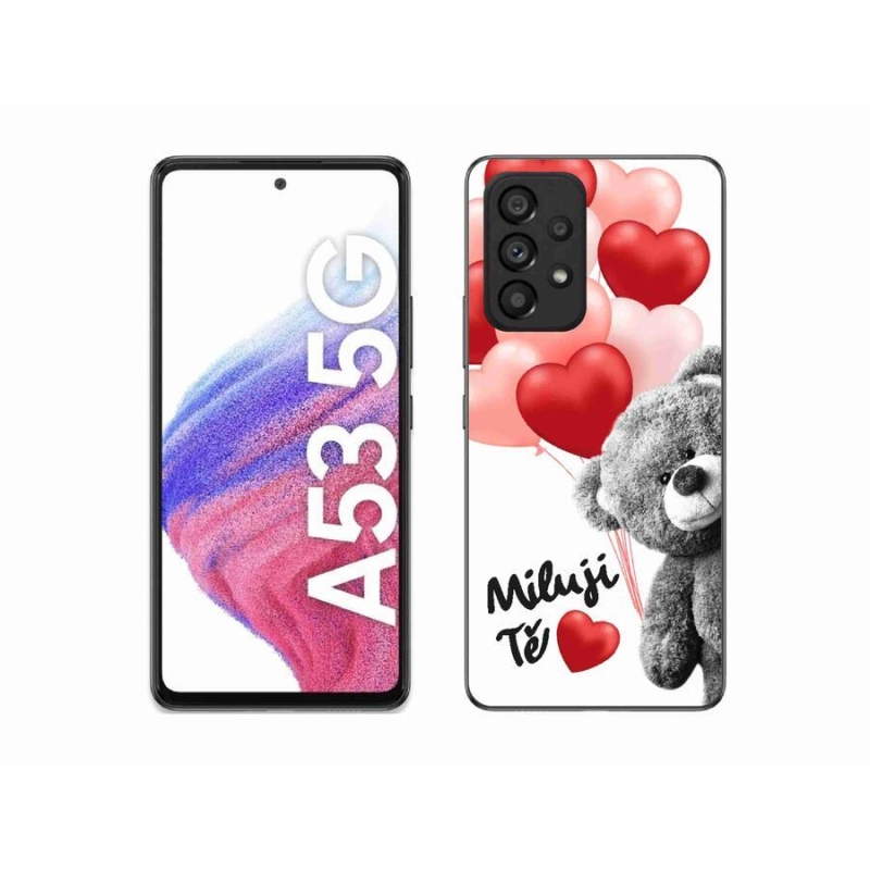 Gelový kryt mmCase na mobil Samsung Galaxy A53 5G - miluji Tě