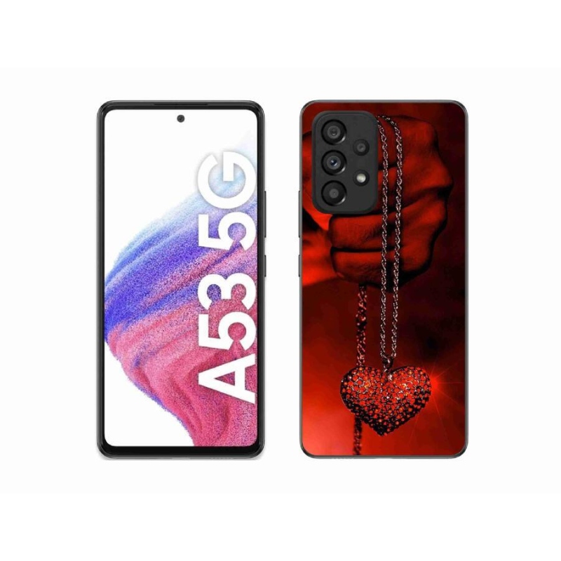 Gelový kryt mmCase na mobil Samsung Galaxy A53 5G - náhrdelník