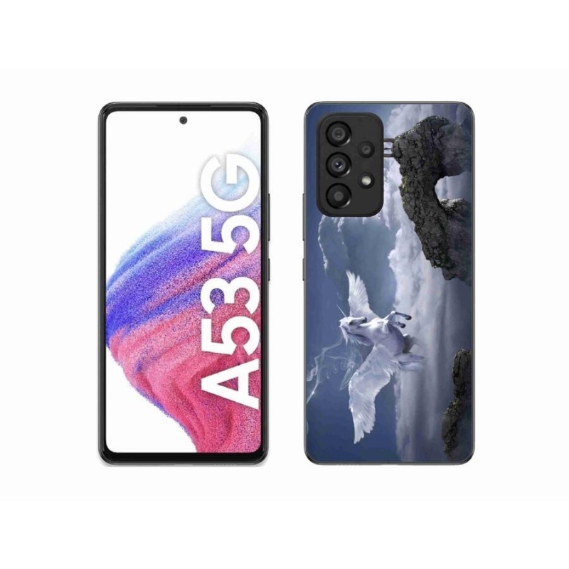 Gelový kryt mmCase na mobil Samsung Galaxy A53 5G - pegas