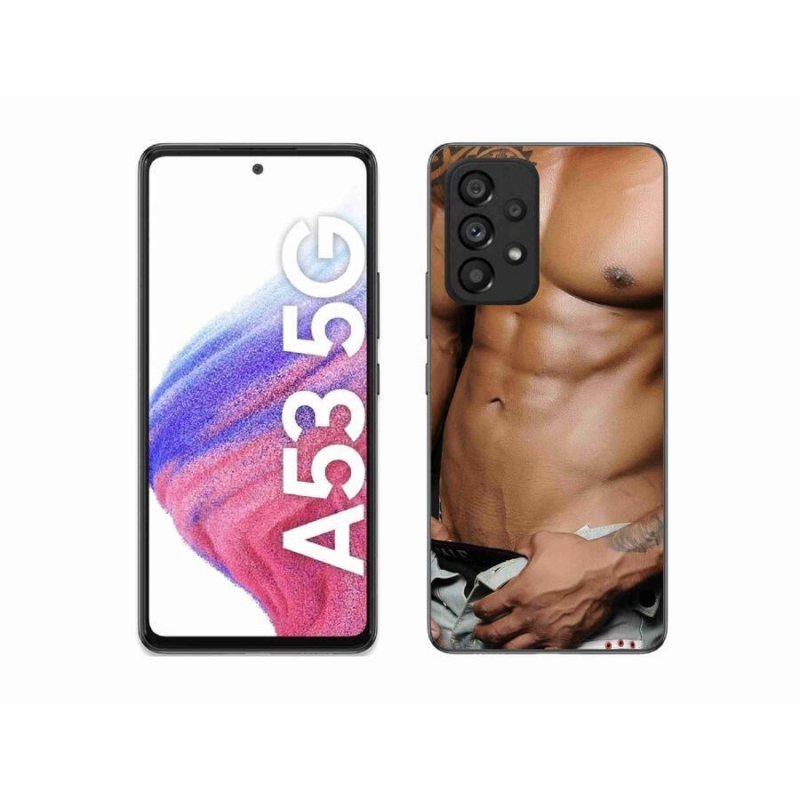 Gelový kryt mmCase na mobil Samsung Galaxy A53 5G - sexy muž