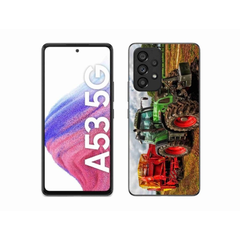 Gelový kryt mmCase na mobil Samsung Galaxy A53 5G - traktor 4