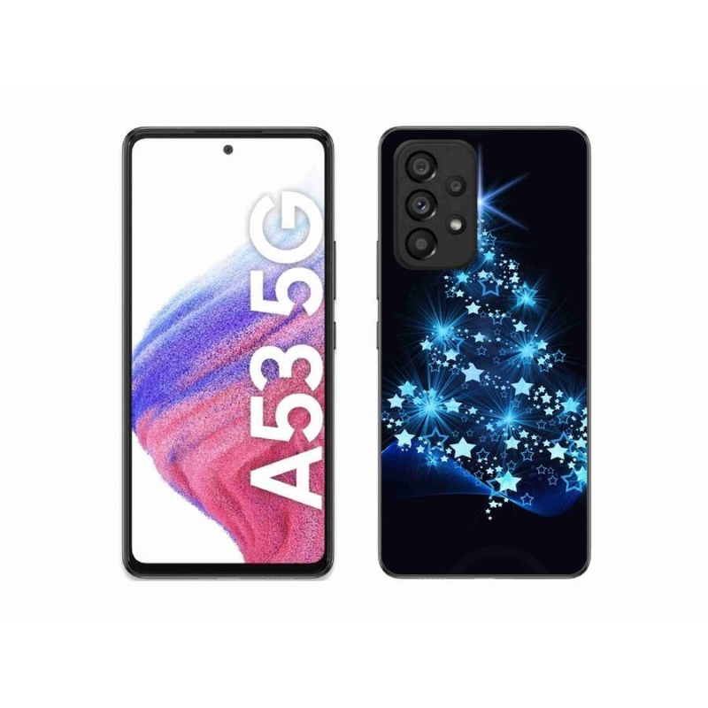 Gelový kryt mmCase na mobil Samsung Galaxy A53 5G - vánoční stromek