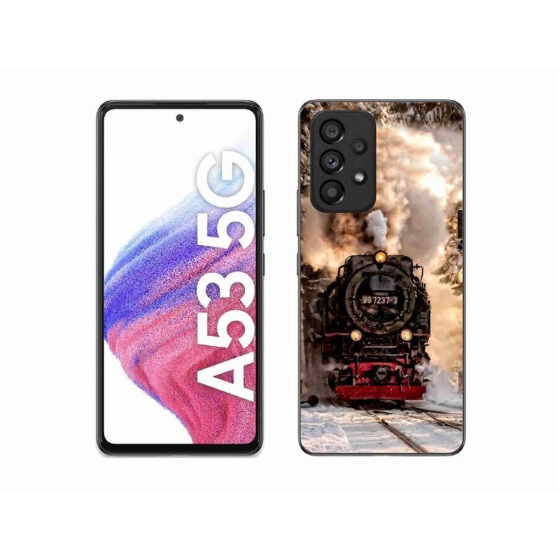 Gelový kryt mmCase na mobil Samsung Galaxy A53 5G - vlak