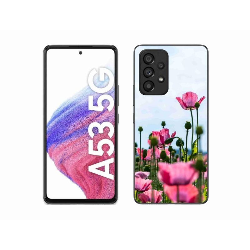 Gelový kryt mmCase na mobil Samsung Galaxy A53 5G - vlčí mák
