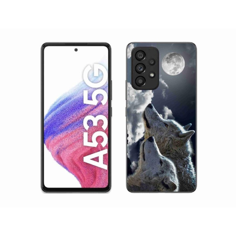 Gelový kryt mmCase na mobil Samsung Galaxy A53 5G - vlci