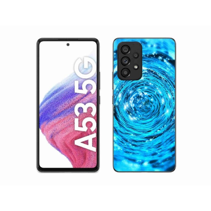 Gelový kryt mmCase na mobil Samsung Galaxy A53 5G - vodní vír