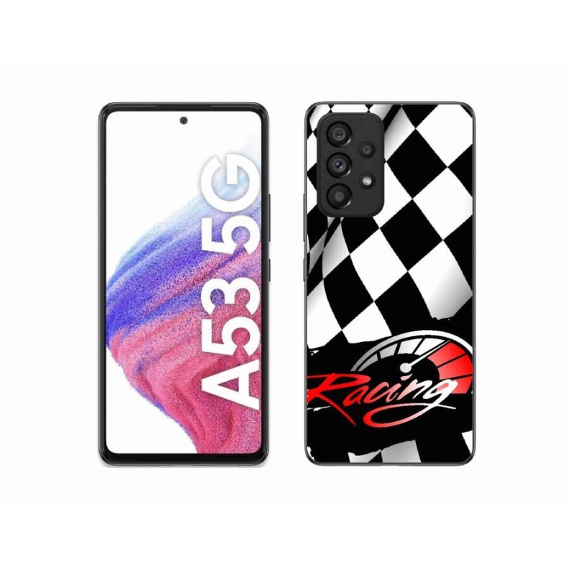 Gelový kryt mmCase na mobil Samsung Galaxy A53 5G - závodění
